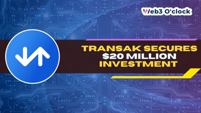 Transak Secures $20 Million Investment
