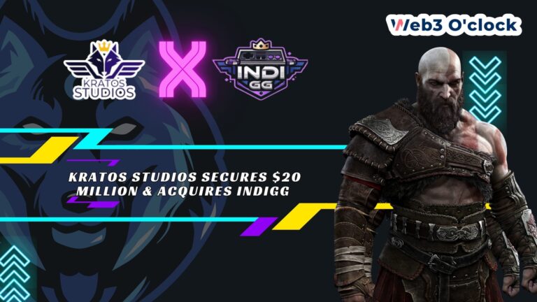 Kratos a Web3 Gaming Startup Secures $20 Mn Investment & Acquires IndiGG