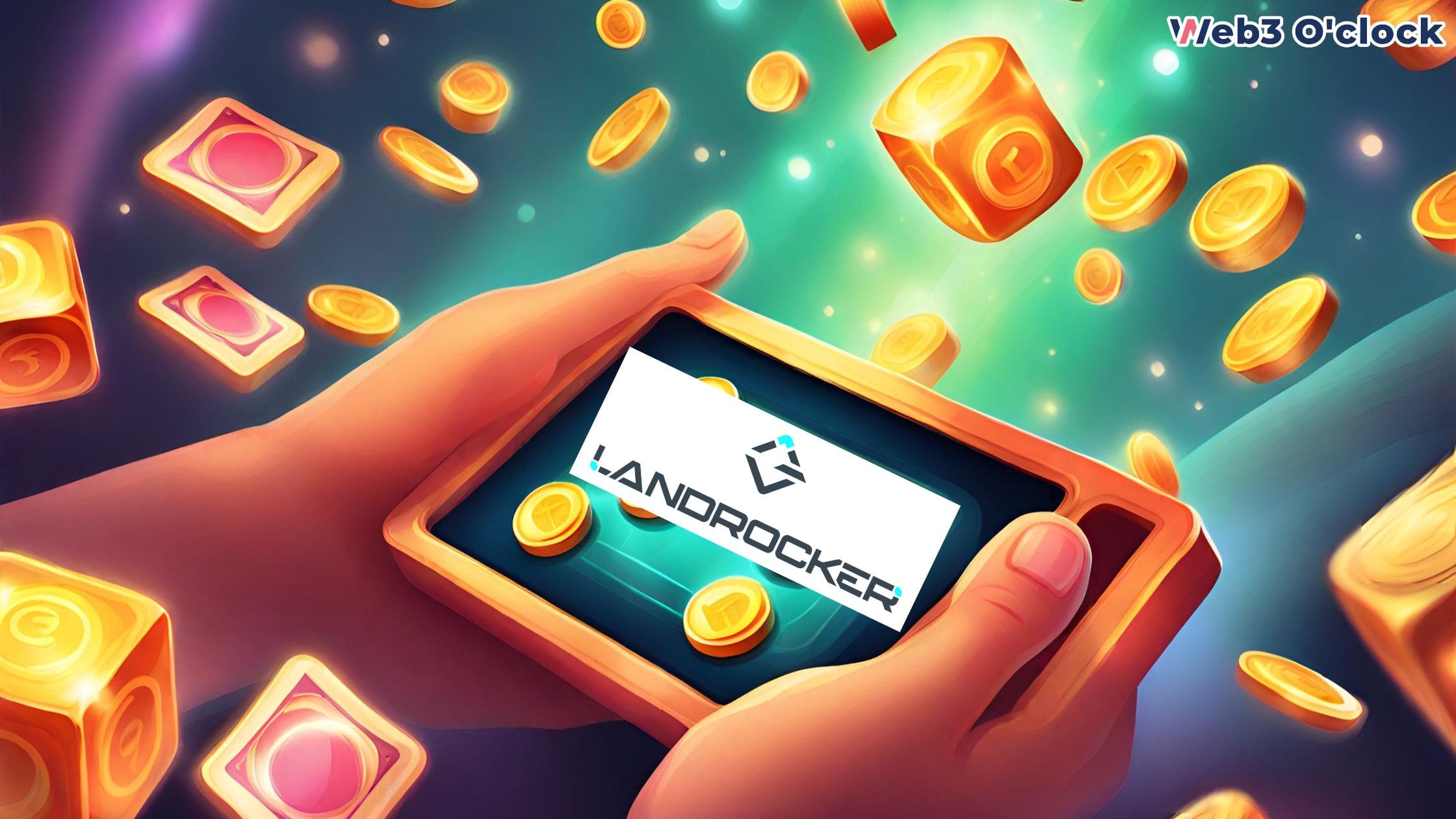 Landrocker's Funding Ignites P2E Gaming by Web3 O'clock