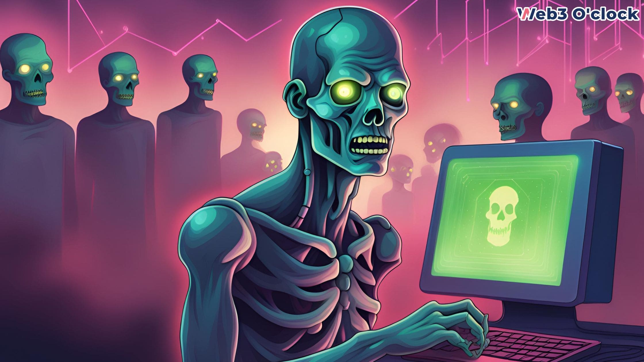 AI-Fueled Spam Creating a 'Zombie Internet' by web3 o'clock