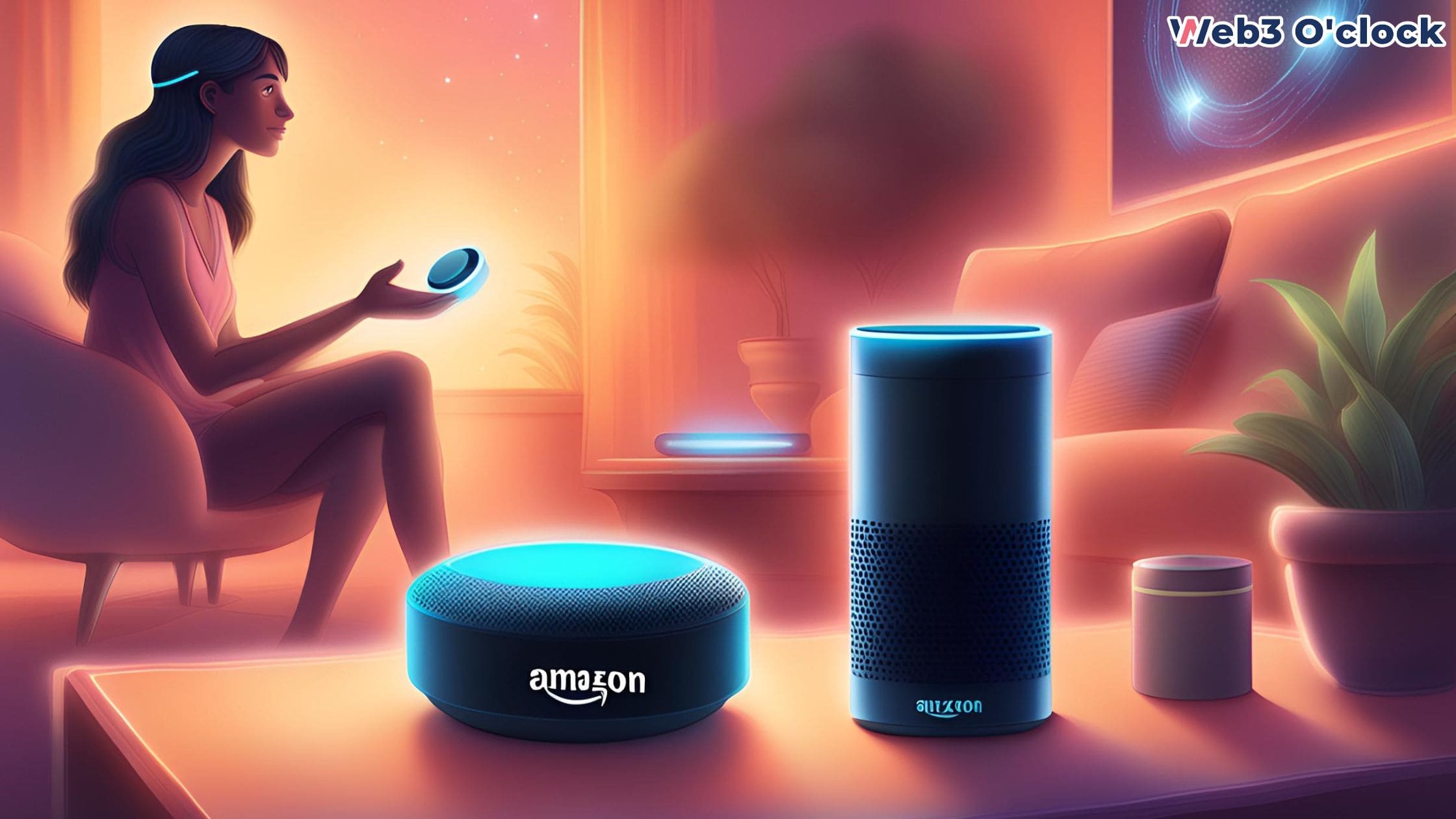 Amazon's AI-Powered Alexa by web3 o'clock